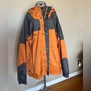 Columbia Two-Tone Orange and Gray Jacket
